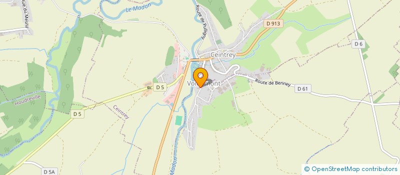 localisation de l'entreprise SCI LES TROIS VALEES  VOINEMONT