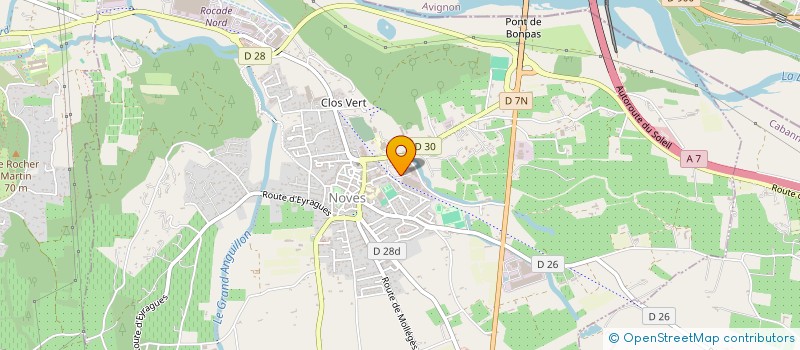 localisation de l'entreprise SCI LES TROIS VERGERS  NOVES