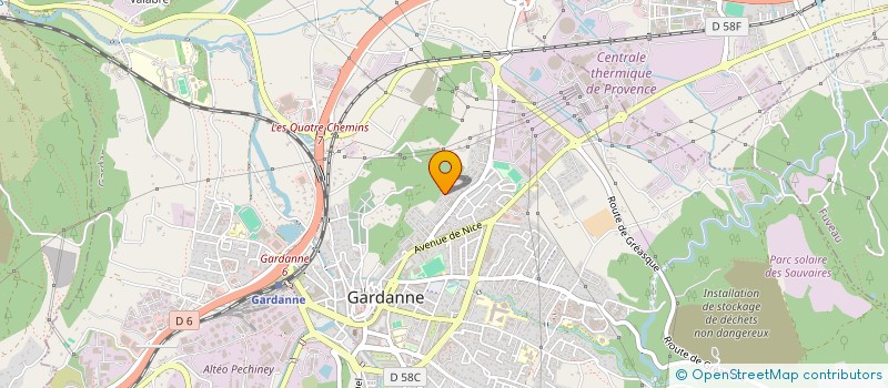 localisation de l'entreprise SCI LES TROIS VIGNES à GARDANNE