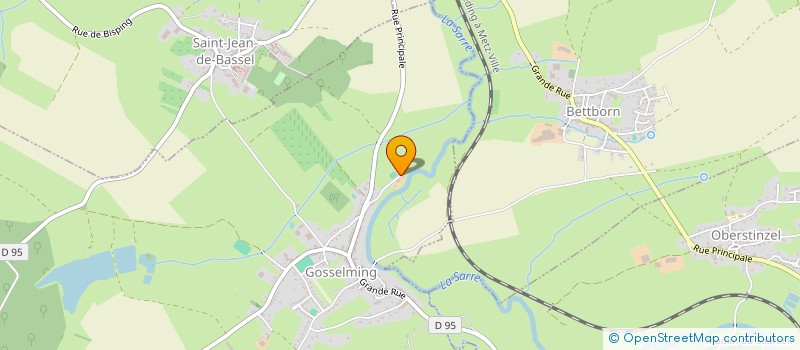 localisation de l'entreprise SCI LES TROISFONTAINES  GOSSELMING