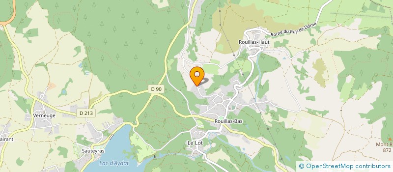 localisation de l'entreprise SCI LES TROLLES DEUX  AYDAT