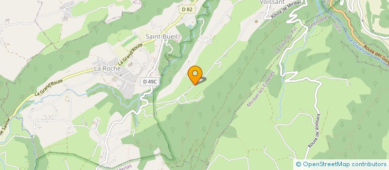 localisation de l'entreprise SCI LES TROLLS  VOISSANT