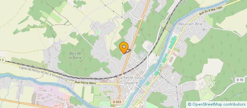 localisation de l'entreprise SCI LES TROLLS à LA FERTE-SOUS-JOUARRE