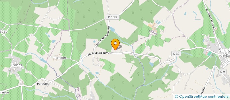 localisation de l'entreprise SCI LES TROMPETTOIS  MONTPEYROUX