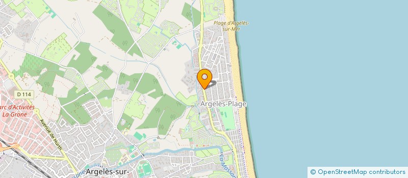 localisation de l'entreprise SCI LES TROPIQUES à ARGELES-SUR-MER