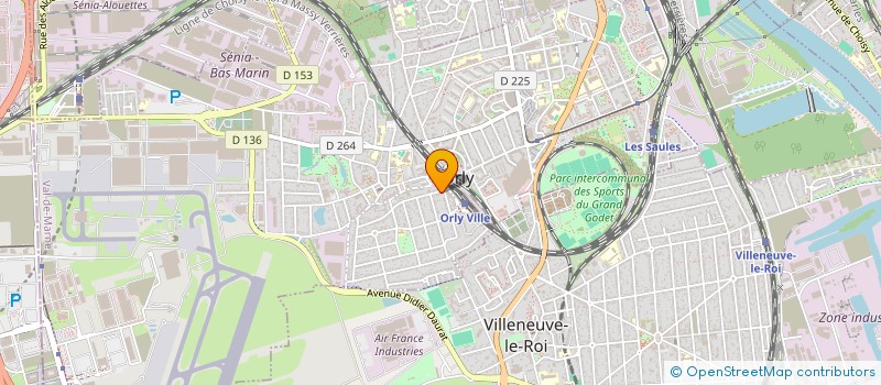 localisation de l'entreprise SCI LES TROPIQUES  ORLY