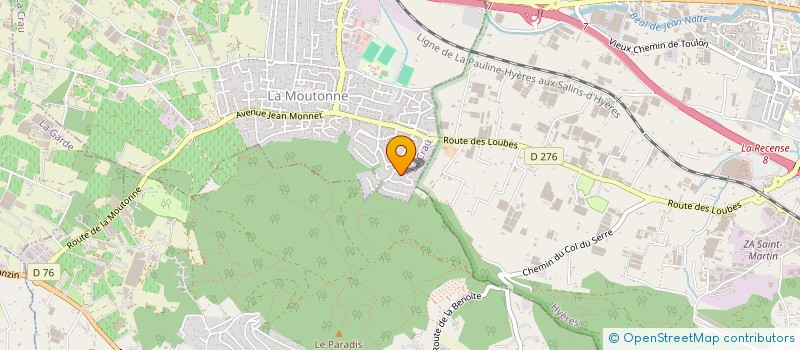 localisation de l'entreprise SCI LES TROPIQUES  LA CRAU