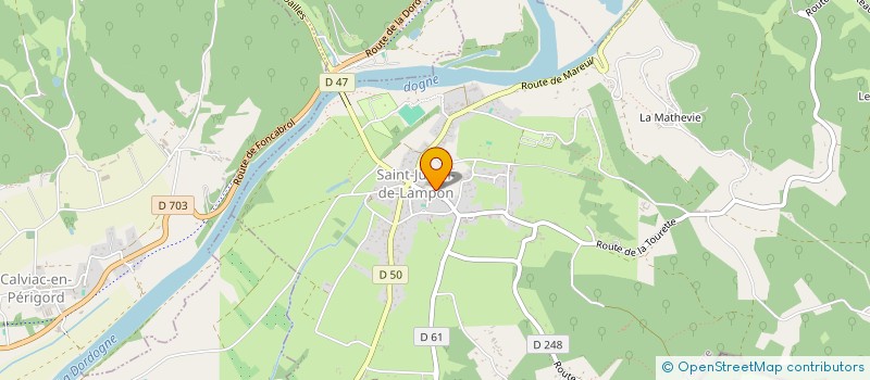 localisation de l'entreprise SCI LES TRUFFES  SAINT-JULIEN-DE-LAMPON