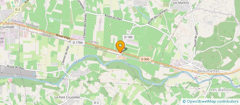 localisation de l'entreprise SCI LES TRUFFIERS  OPPEDE