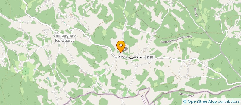 localisation de l'entreprise SCI LES TRUFFIERS CAMPAGNAC  CAMPAGNAC-LES-QUERCY