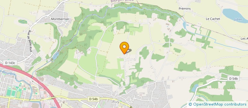 localisation de l'entreprise SCI LES TSINGY  RUY-MONTCEAU