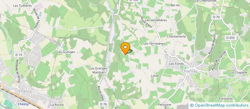 localisation de l'entreprise SCI LES TUFS  CHARNAY