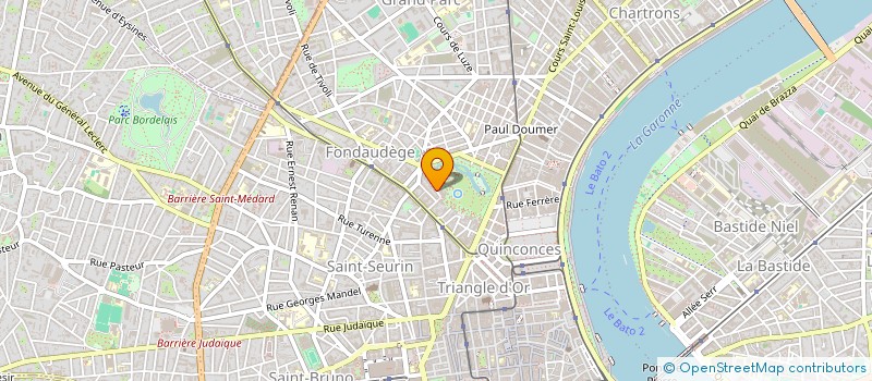 localisation de l'entreprise SCI LES TUILERIES  BORDEAUX