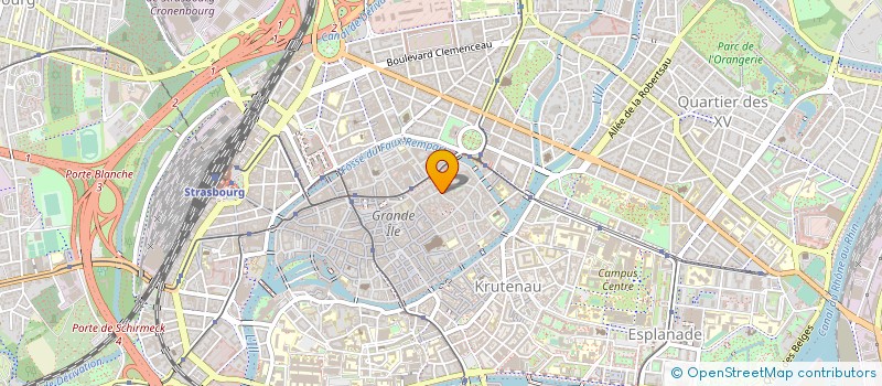 localisation de l'entreprise SCI LES TUILERIES à STRASBOURG
