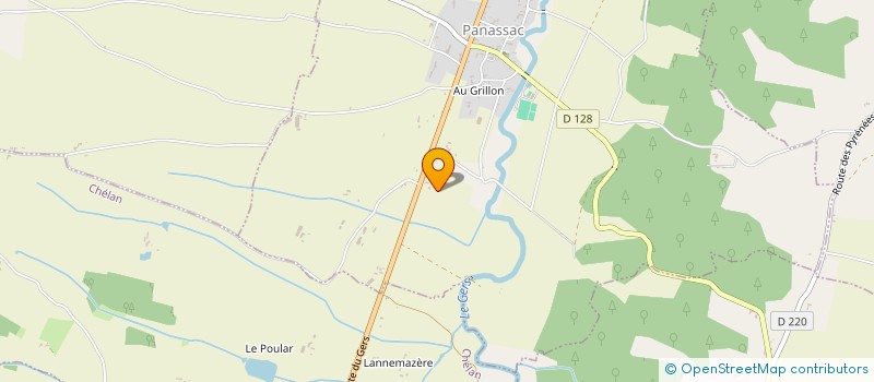 localisation de l'entreprise SCI LES TUILERIES  SAMARAN