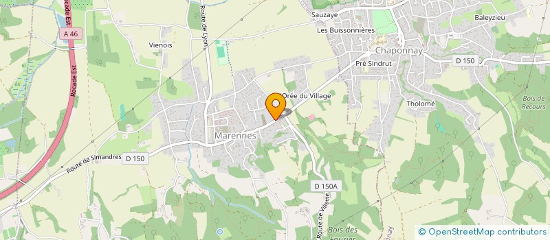 localisation de l'entreprise SCI LES TUILERIES  MARENNES