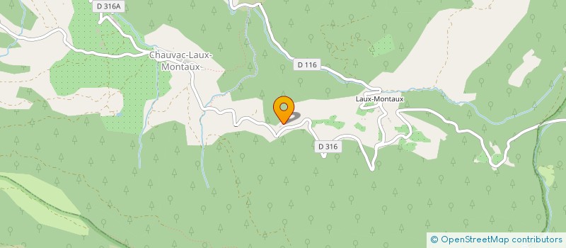 localisation de l'entreprise SCI LES TUISSES  CHAUVAC-LAUX-MONTAUX