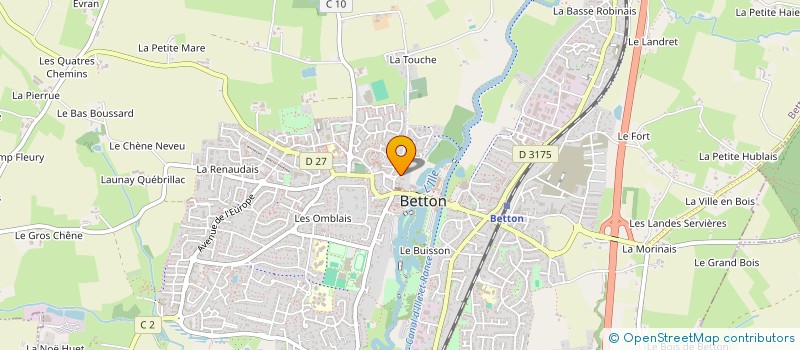 localisation de l'entreprise SCI LES TULIPES  BETTON