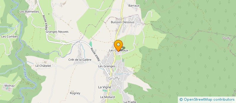 localisation de l'entreprise SCI LES TULIPES  GRUFFY