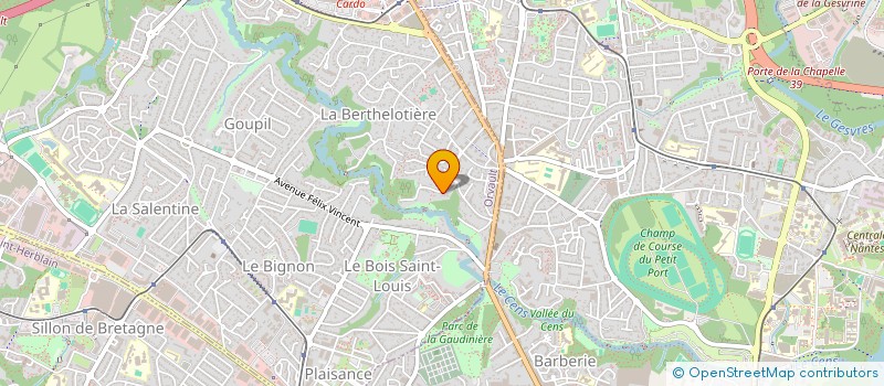 localisation de l'entreprise SCI LES TULIPES à ORVAULT