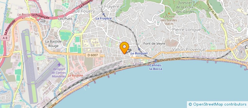 localisation de l'entreprise SCI LES TULIPES à CANNES