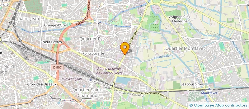 localisation de l'entreprise SCI LES TULIPES  AVIGNON