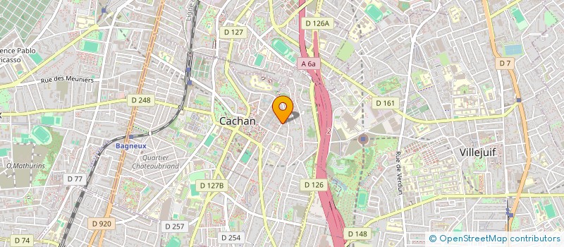 localisation de l'entreprise SCI LES TULIPES  CACHAN