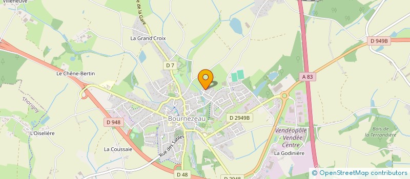 localisation de l'entreprise SCI LES TULIPES  BOURNEZEAU