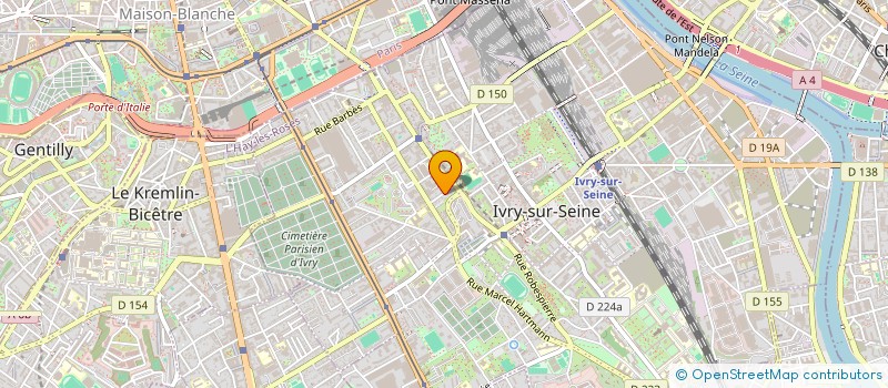 localisation de l'entreprise SCI LES TULIPES DE BERTHELOT à IVRY-SUR-SEINE