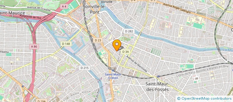 localisation de l'entreprise SCI LES TULIPES DE SAINT MAUR à SAINT-MAUR-DES-FOSSES