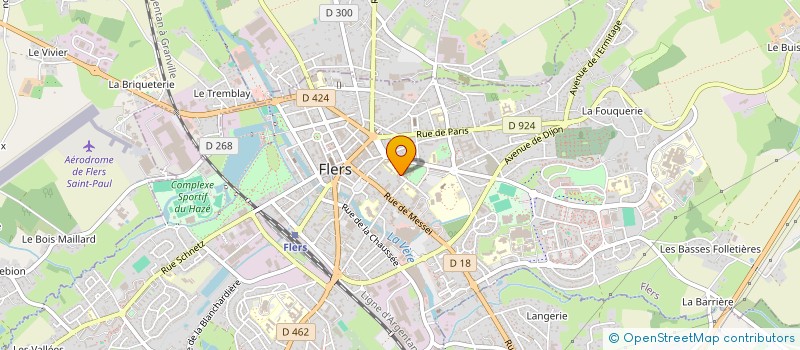 localisation de l'entreprise SCI LES TUNES à FLERS