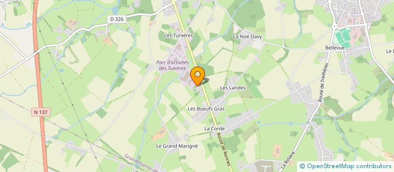 localisation de l'entreprise SCI LES TUNIERES  GRANDCHAMP-DES-FONTAINES