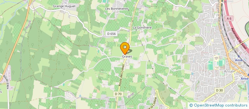 localisation de l'entreprise SCI LES TUNIQUES BLEUES  ANSE