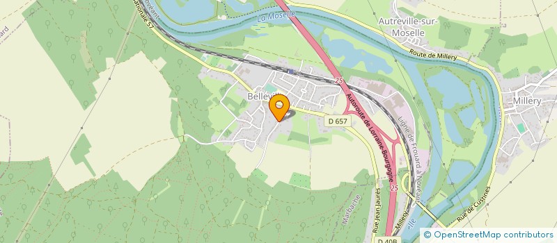 localisation de l'entreprise SCI LES TURQUOISES à BELLEVILLE