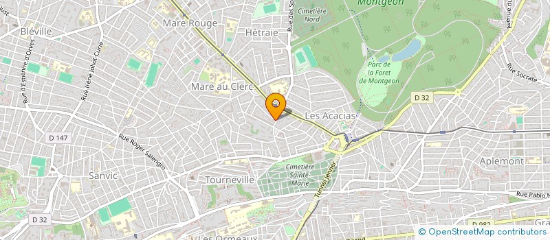 localisation de l'entreprise SCI LES TUYAS  LE HAVRE