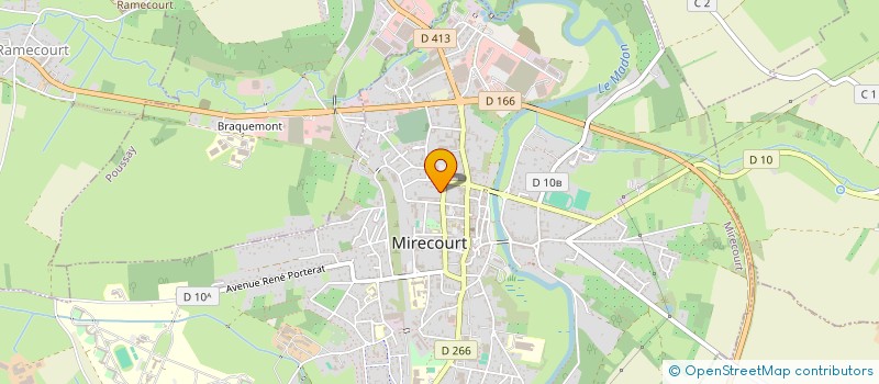 localisation de l'entreprise SCI LES TUYAS  MIRECOURT