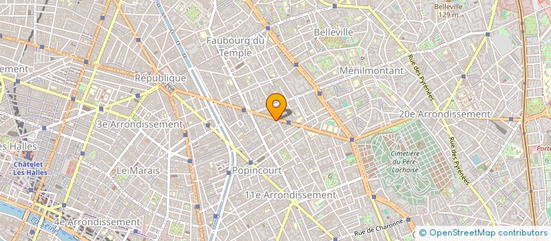 localisation de l'entreprise SCI LES TWINS  PARIS