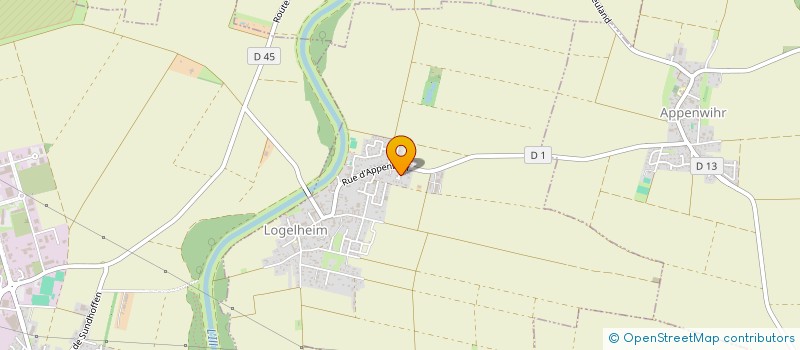 localisation de l'entreprise SCI LES UGURLU  LOGELHEIM