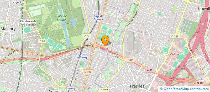 localisation de l'entreprise SCI LES ULIS à ANTONY