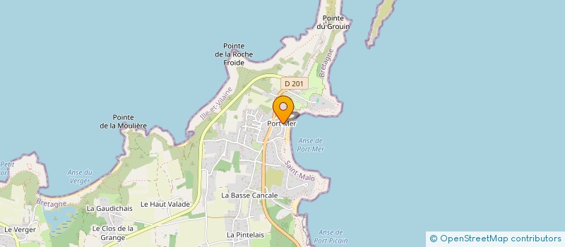 localisation de l'entreprise SCI LES URBANISTES  CANCALE