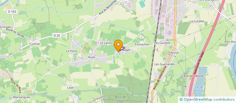 localisation de l'entreprise SCI LES URSULES  SAINT-GEORGES-DE-RENEINS