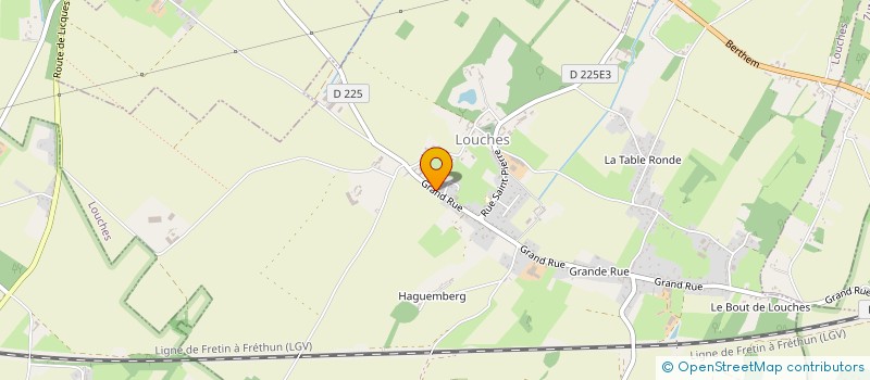 localisation de l'entreprise SCI LES URSULINES  LOUCHES