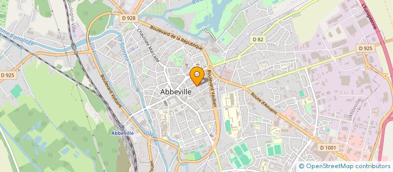 localisation de l'entreprise SCI LES URSULINES à ABBEVILLE
