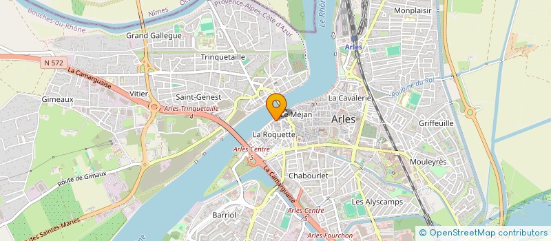localisation de l'entreprise SCI LES URSULINES à ARLES