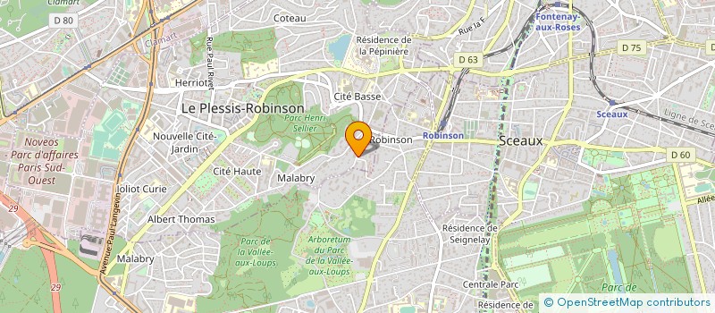 localisation de l'entreprise SCI LES URSULINES à LE PLESSIS-ROBINSON