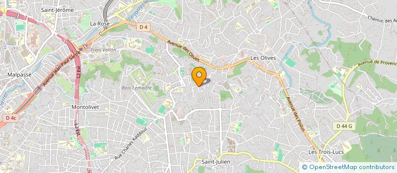 localisation de l'entreprise SCI LES URSULINES à MARSEILLE