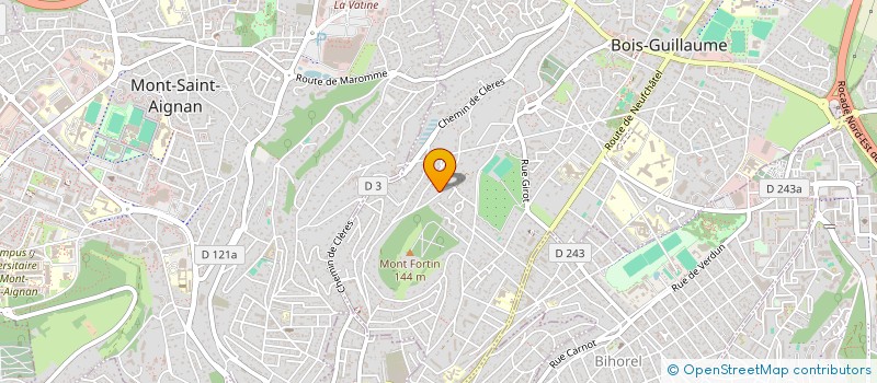 localisation de l'entreprise SCI LES VACHES NOIRES à BOIS-GUILLAUME