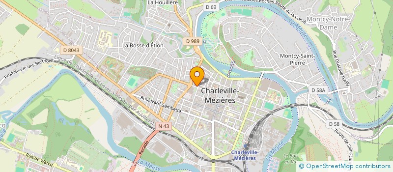 localisation de l'entreprise SCI LES VACOAS à CHARLEVILLE-MEZIERES