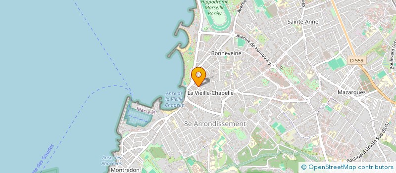 localisation de l'entreprise SCI LES VAGUES à MARSEILLE