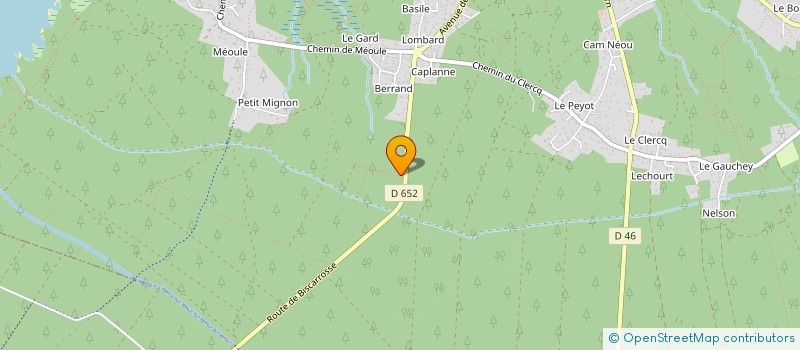 localisation de l'entreprise SCI LES VAGUES  SANGUINET